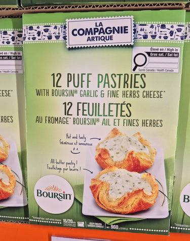 La Compagnie Artique Boursin Puff Pastries - 1 x 960 Grams